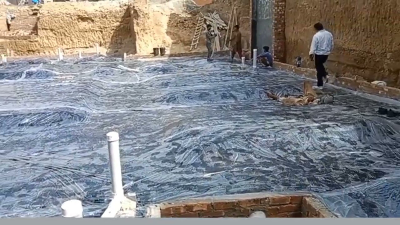 Basement Waterproofing With Hot Bitumen in Pakistan 03224928786