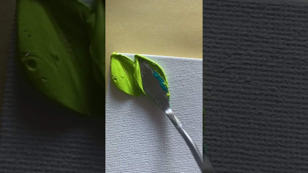 Satisfying art process 💚🎄💚💚Juicy Texture 💚#texture#painting#process#shorts#reels#satisfying