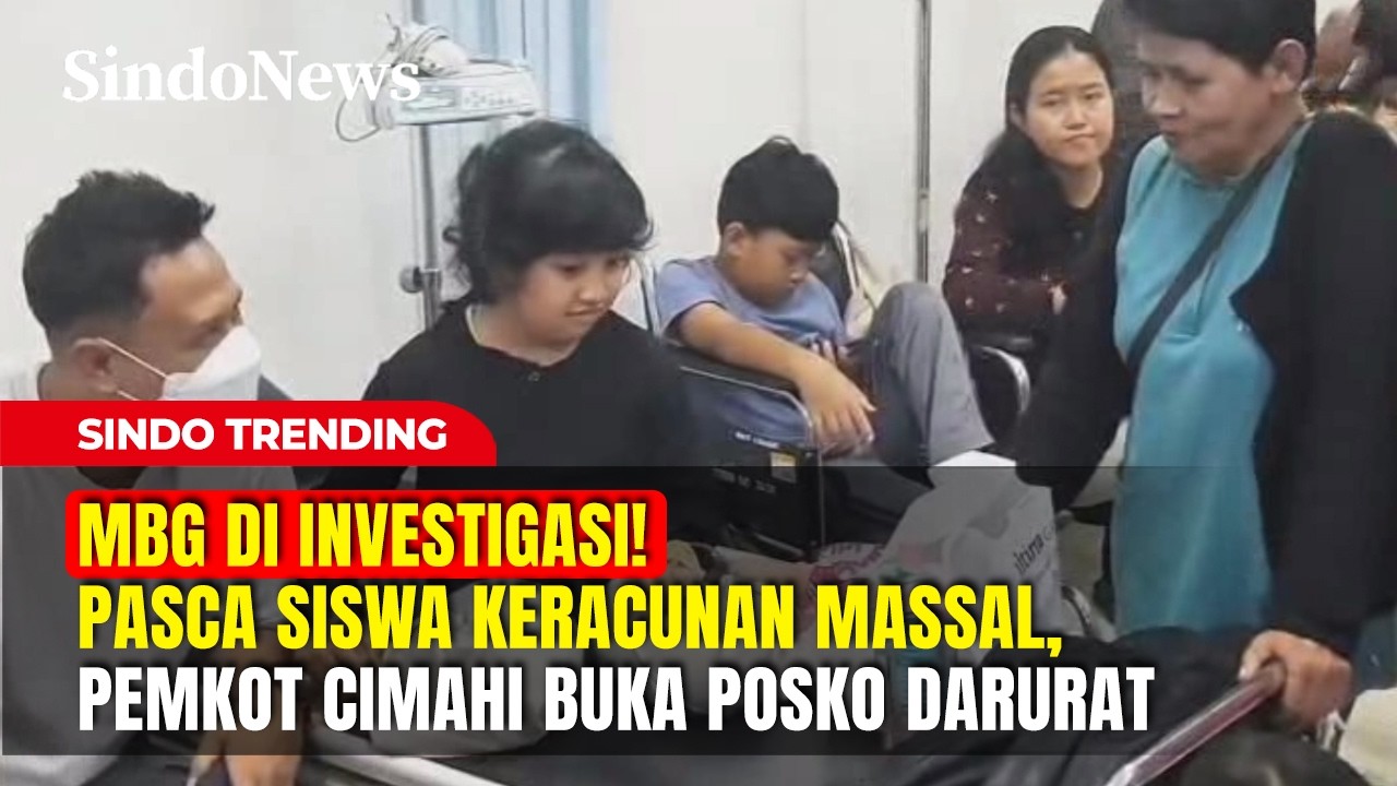 MBG DI INVESTIGASI! Pasca Siswa Keracunan Massal, Pemkot Cimahi Buka Posko Darurat | Sindo Trending