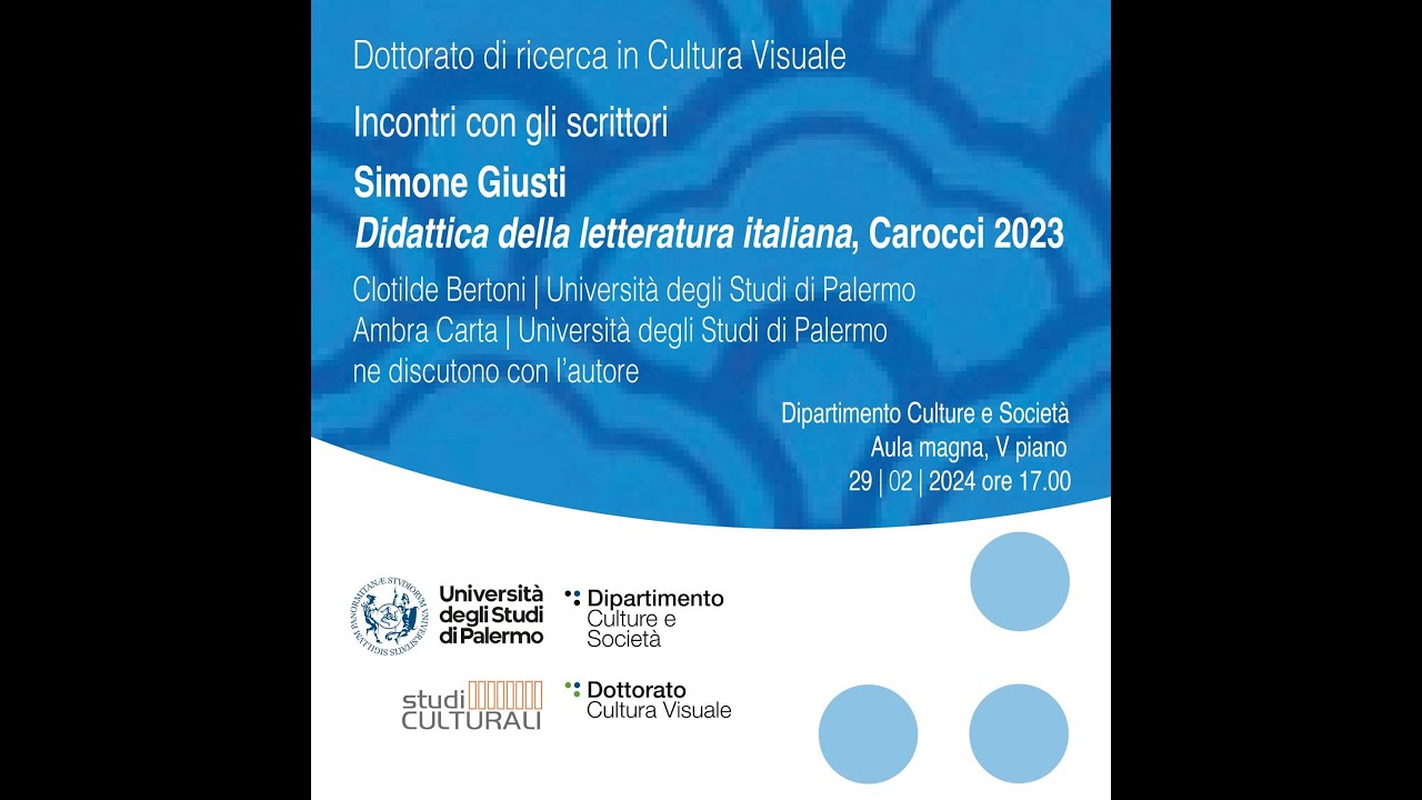 Simone Giusti - Incontri con gli autori