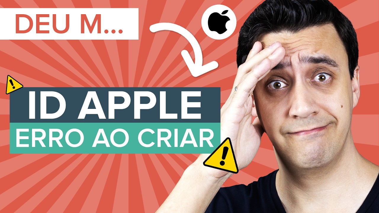 Erro ao CRIAR APPLE ID ou iCloud - Não foi possível (VÁRIAS SOLUÇÕES)