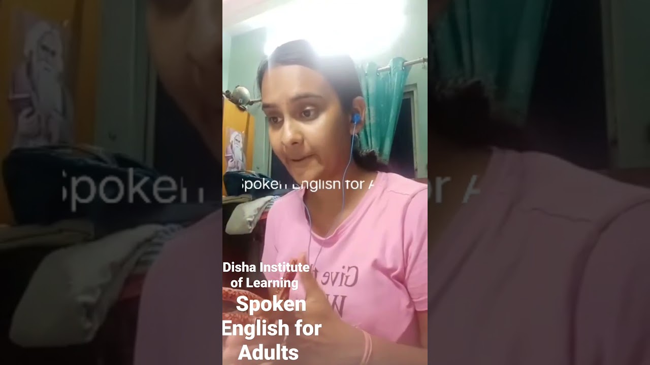 Spoken English for Adults। Disha Institute Of learning। Admission open। Online & Offline 