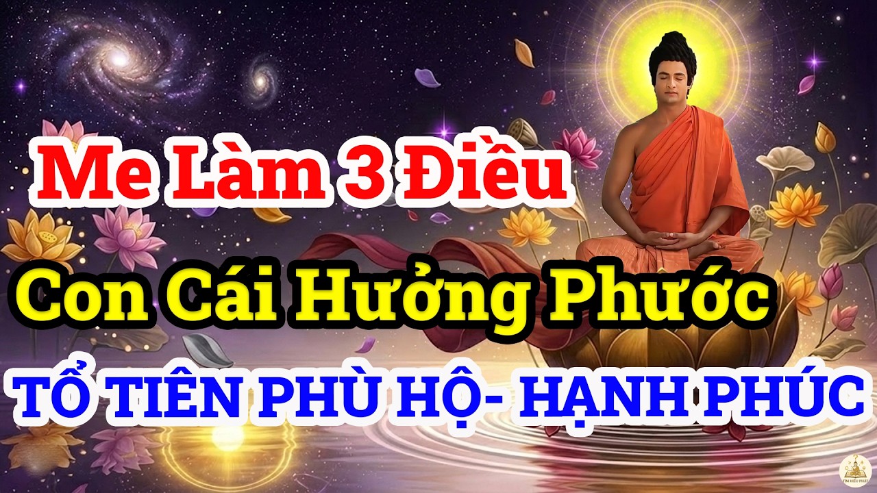 Mẹ Làm 3 Trong 5 Điều Này Mỗi Ngày, Con Cái Hưởng Phước Cả Đời, Tổ Tiên Phù Hộ | Pháp Thoại 2026