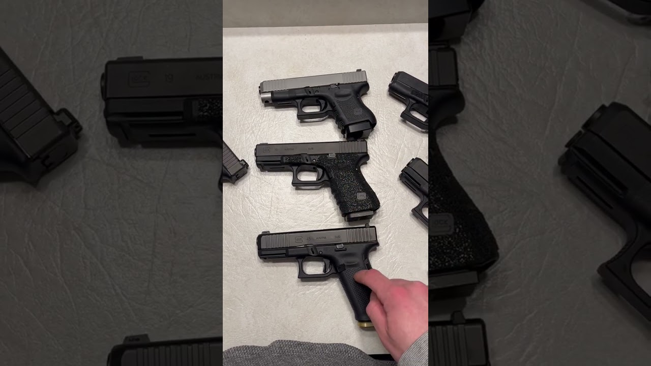 Glock 26L против Glock 19 и Glock 45
