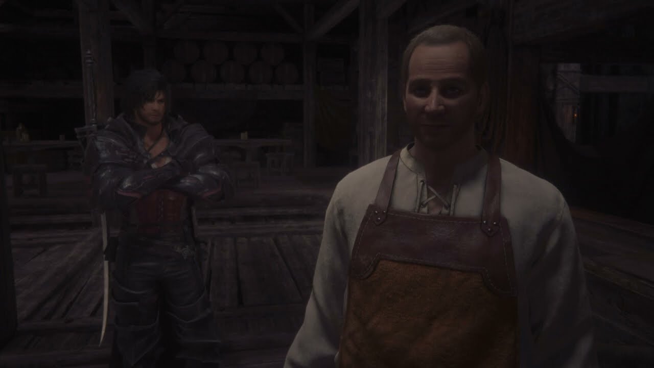 Final Fantasy 16 - For Great Justice: Speak with Quinten: Speak with Residents & Defeat Black Shield