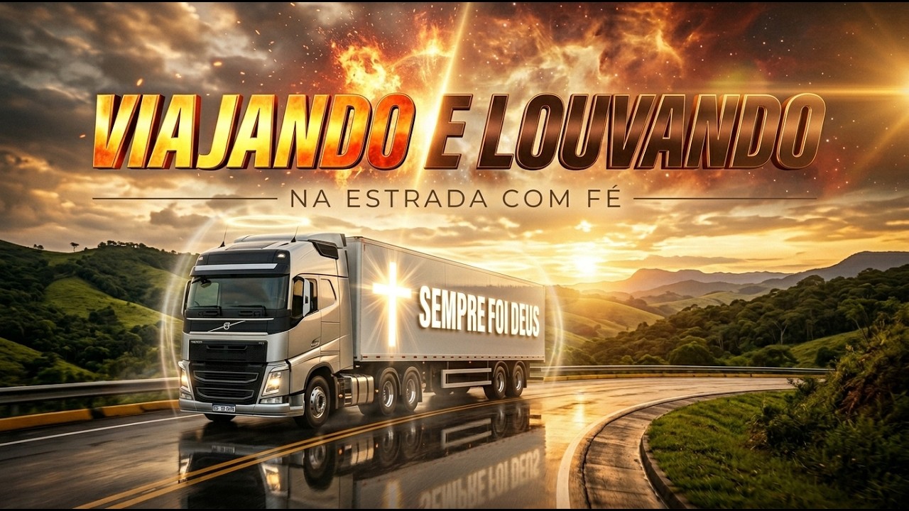 VIAJANDO E LOUVANDO. As Melhores Músicas Gospel Na Jornada - SERTANEJO ANOS 80
