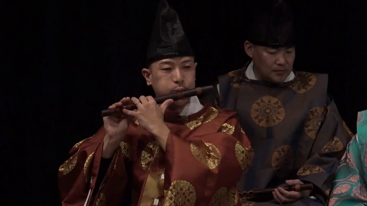 新春を寿ぐ雅楽演奏会『左方舞楽　桃李花』（岐阜県文化芸術応援助成事業）