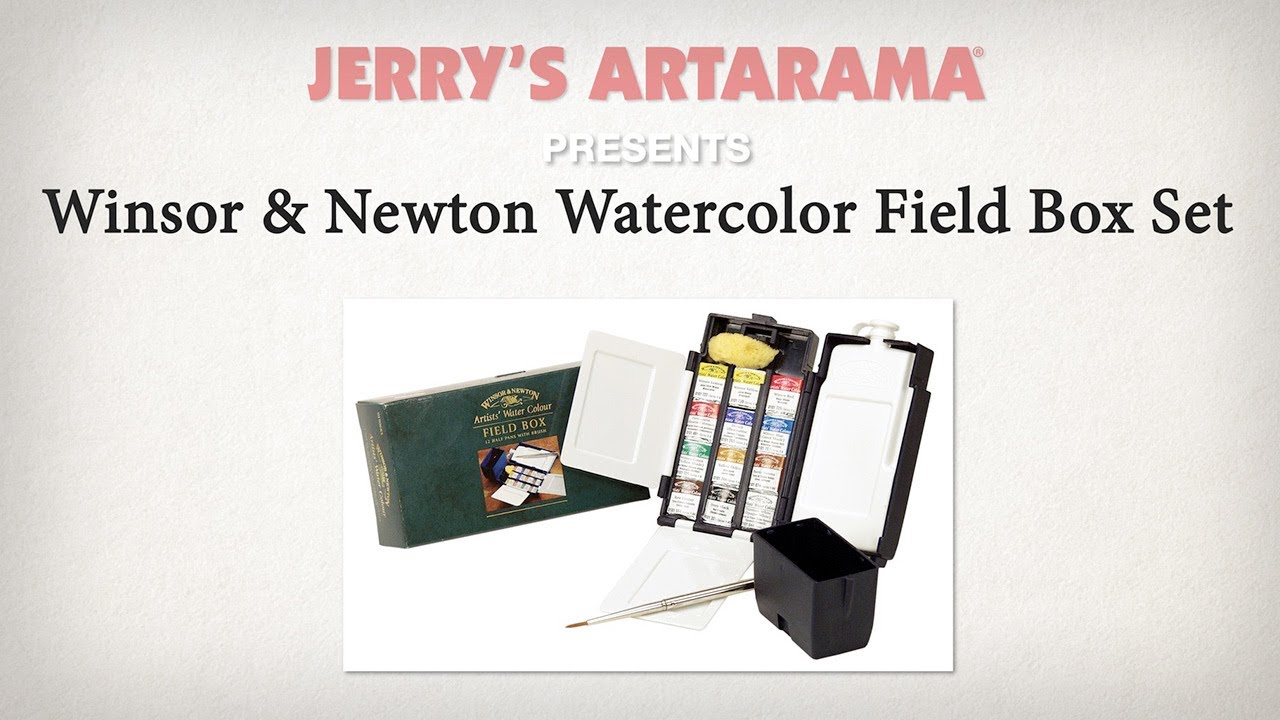 Swatching the Winsor & Newton Field Box Watercolor Set