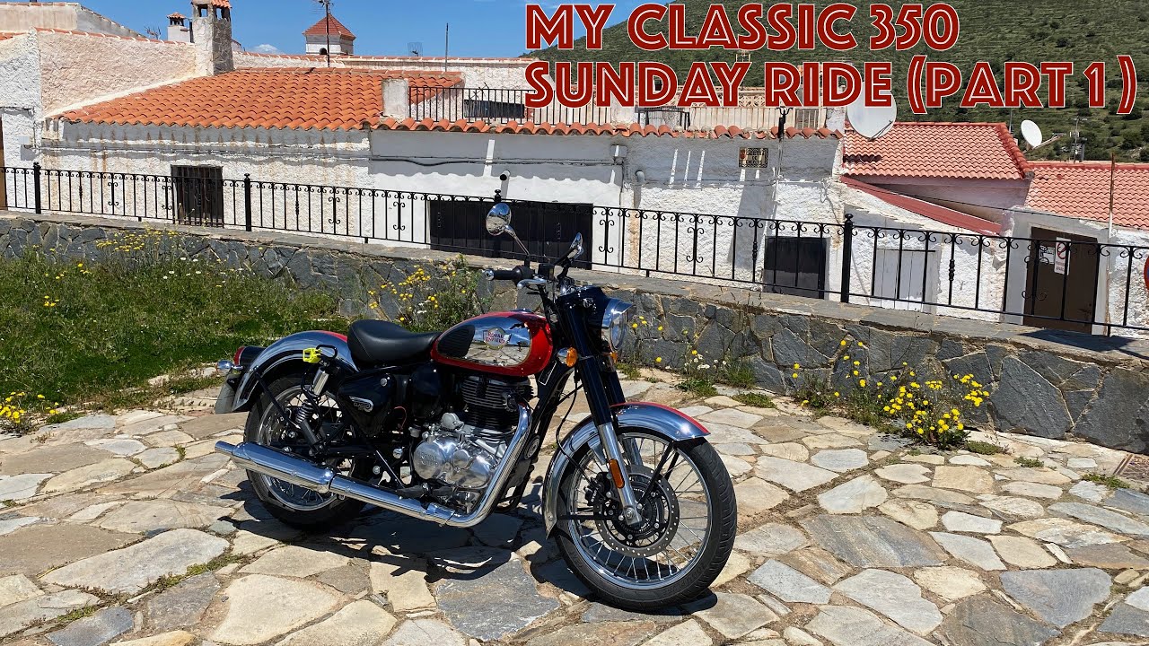 2022 Royal Enfield Classic 350 - A Sunday Ride Through The Verdant Spanish Countryside - Part One