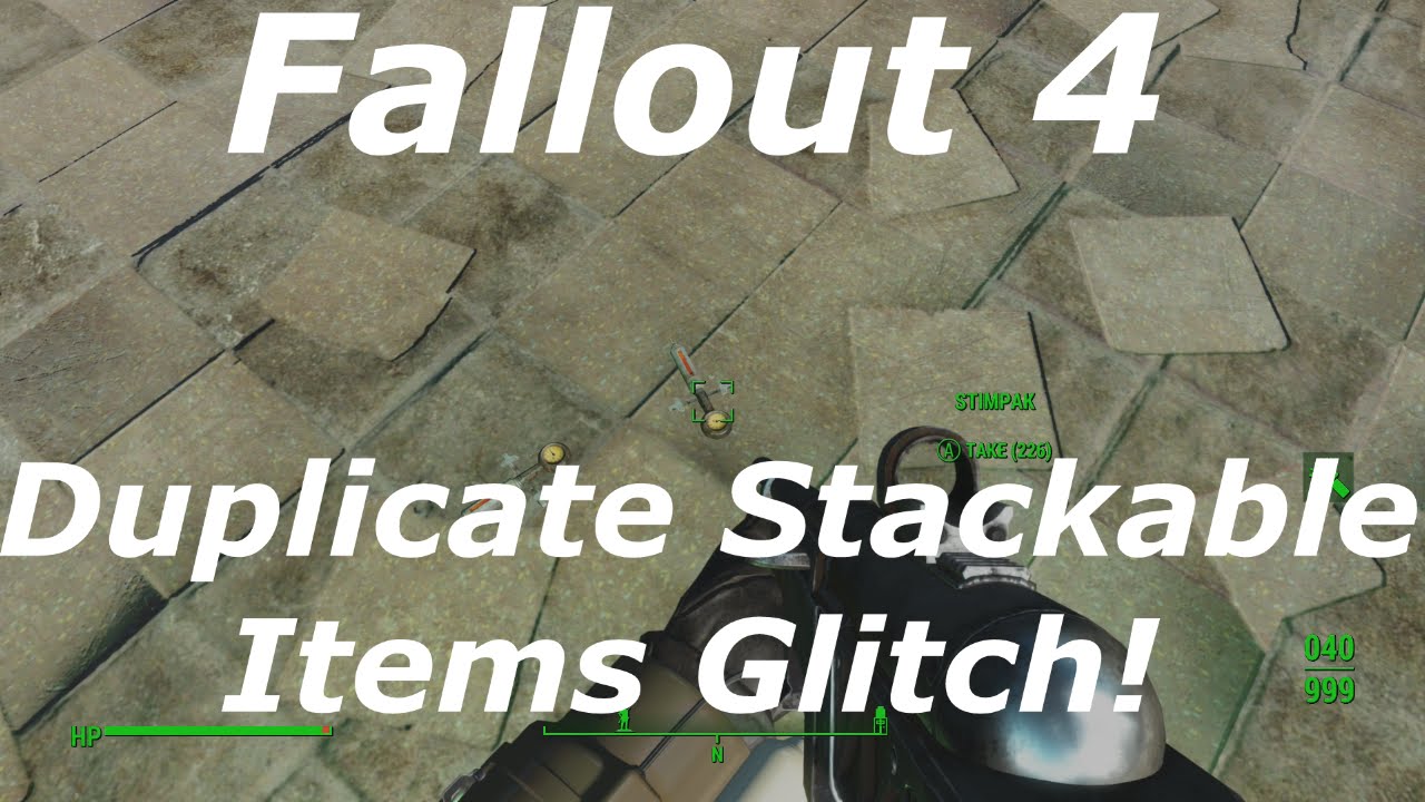 Fallout 4 Duplicate Item Stacks Glitch AFTER PATCH! Unlimited / Infinite Items! (Fallout 4 Glitches)
