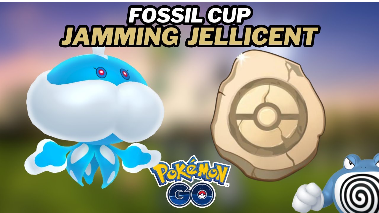 JAMMING JELLICENT IN FOSSIL CUP! USE THIS LEAD FOR MORE WINS!! #pokemongo