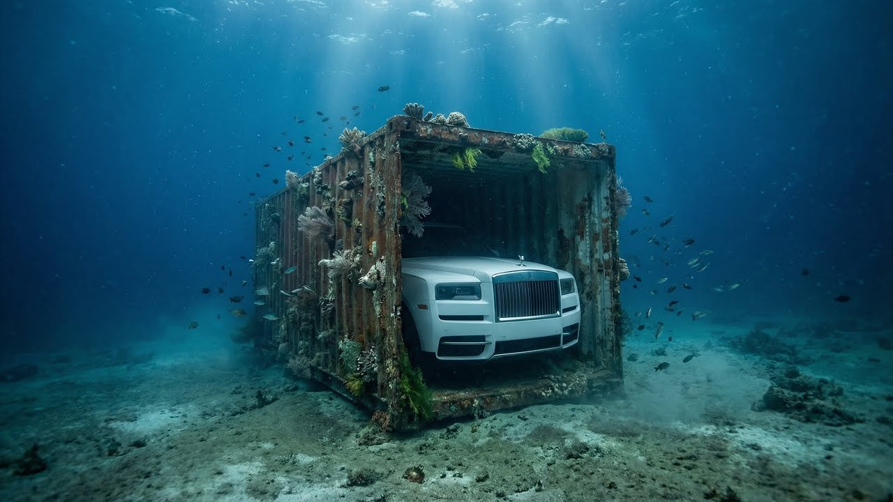 The Recovery Of A Rolls-Royce That Fell Into The Sea