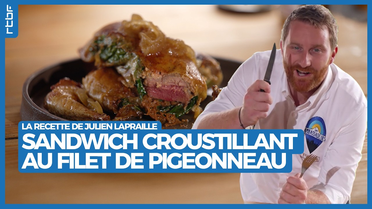 Sandwich croustillant au filet de pigeonneau - La recette de Julien Lapraille