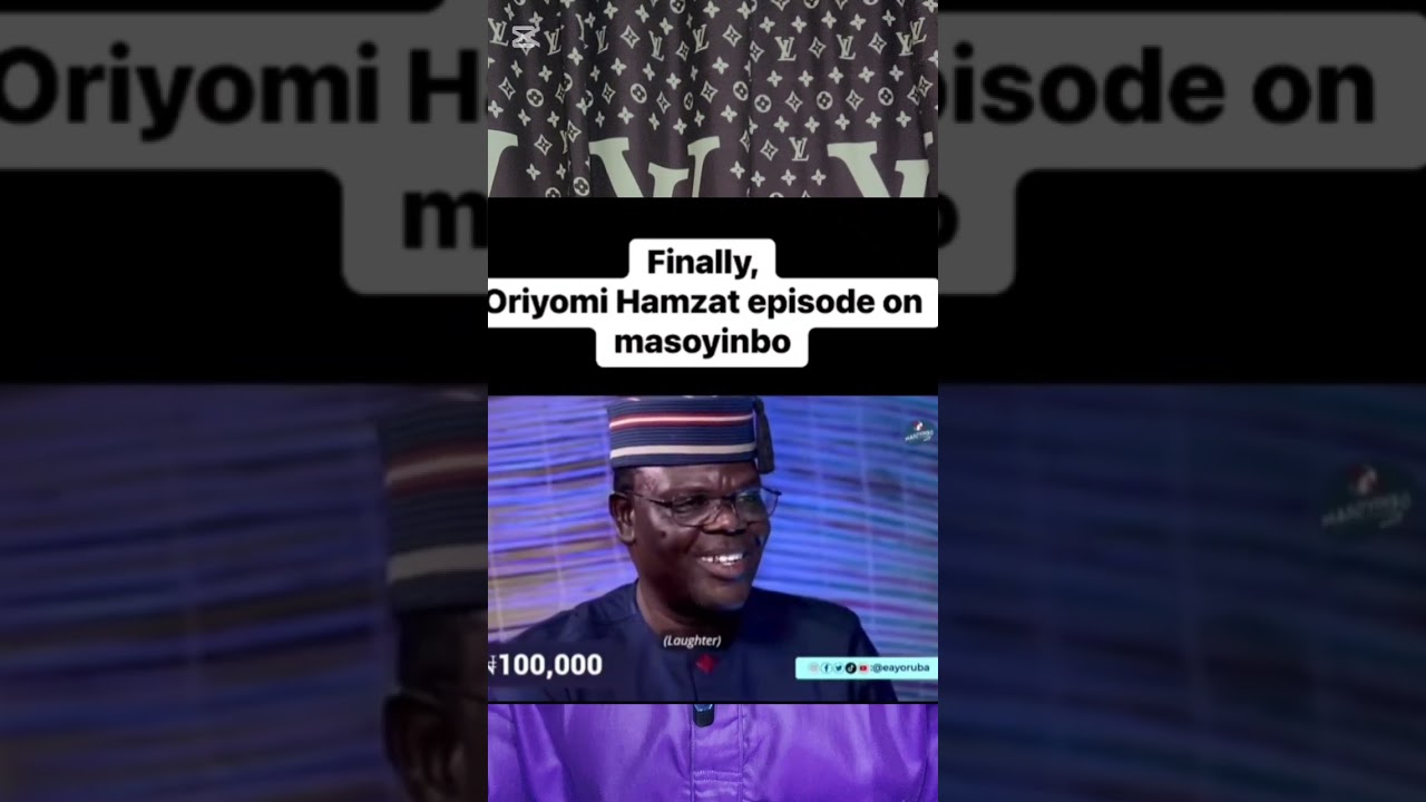 Oriyomi hamzat on masoyinbo