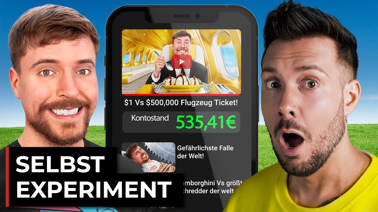 Geld verdienen durch YouTube Videos schauen mit Mr. Beast App