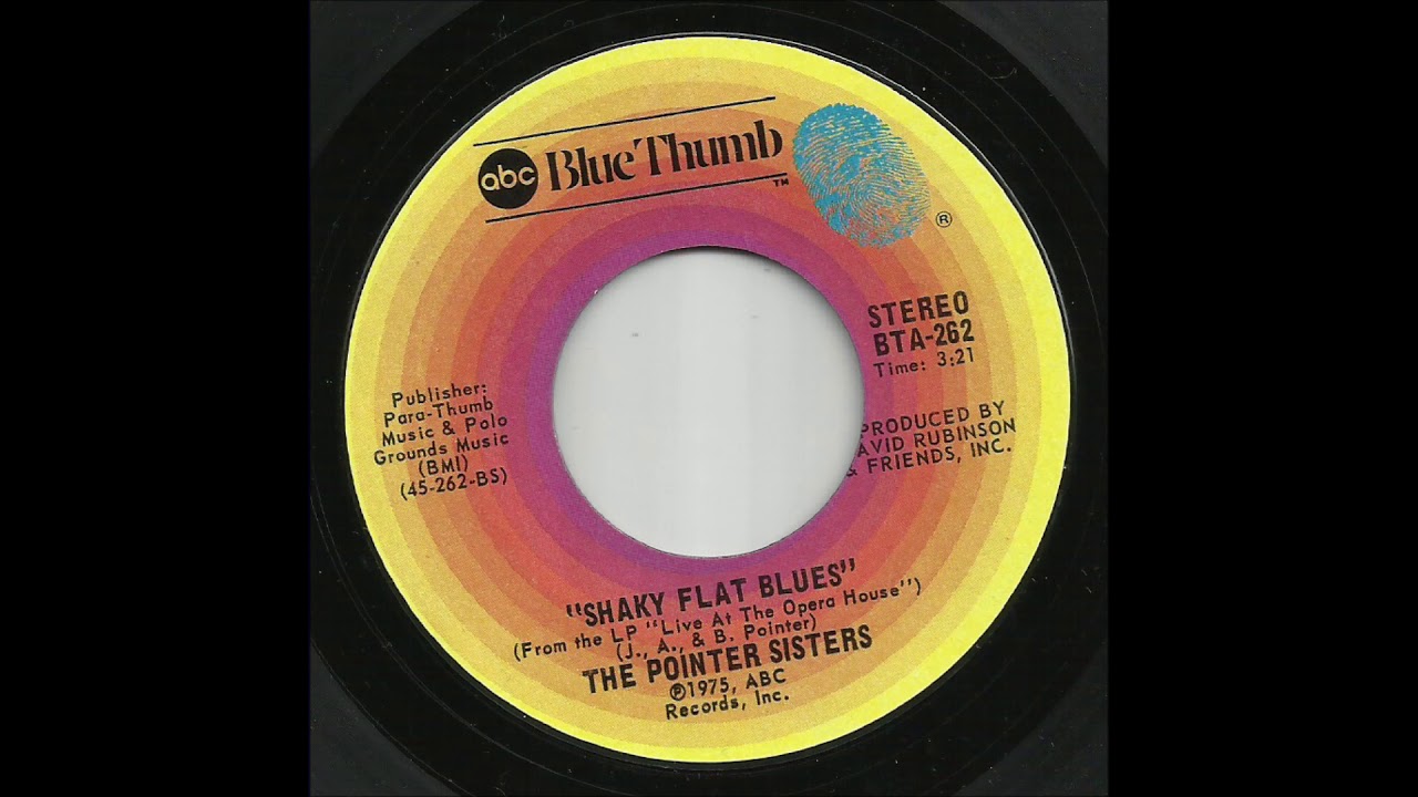 The Pointer Sisters - Shaky Flat Blues