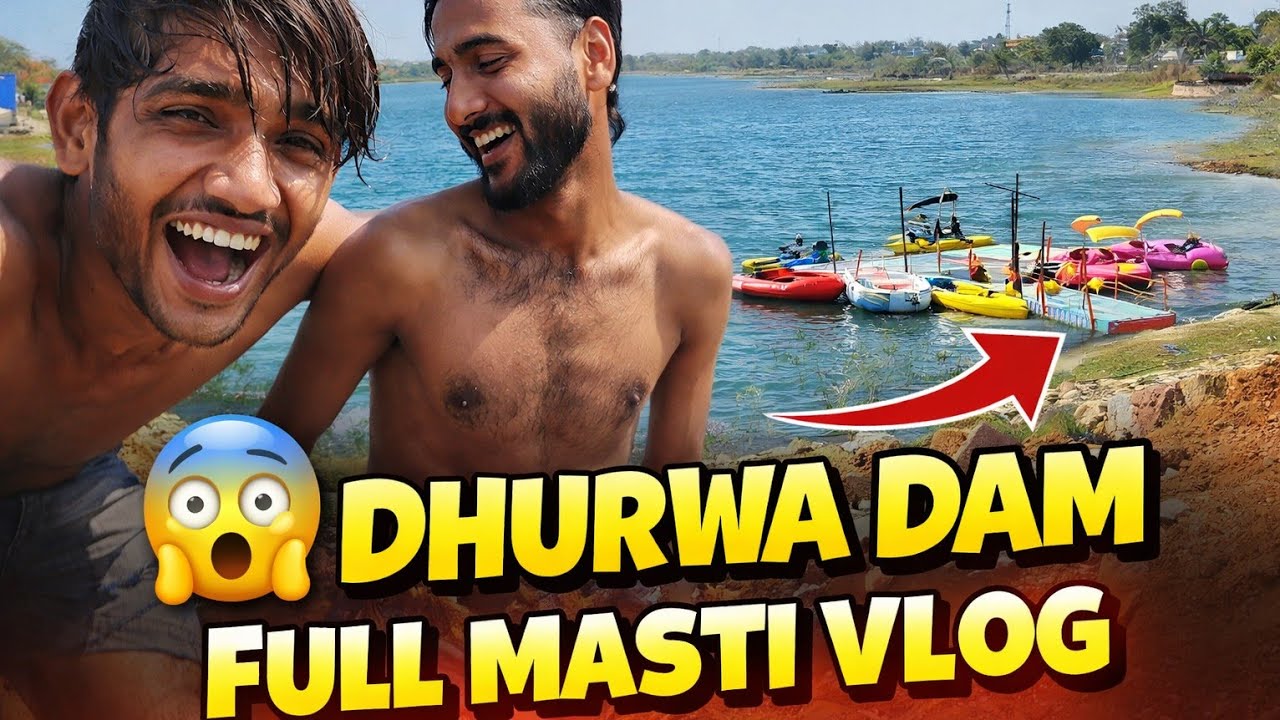 DHURWA DAM FULL MASTI 😂👍#vlog #longvideo #minivlog #viral #ternding #dhurwadam #experimnent #dosti 