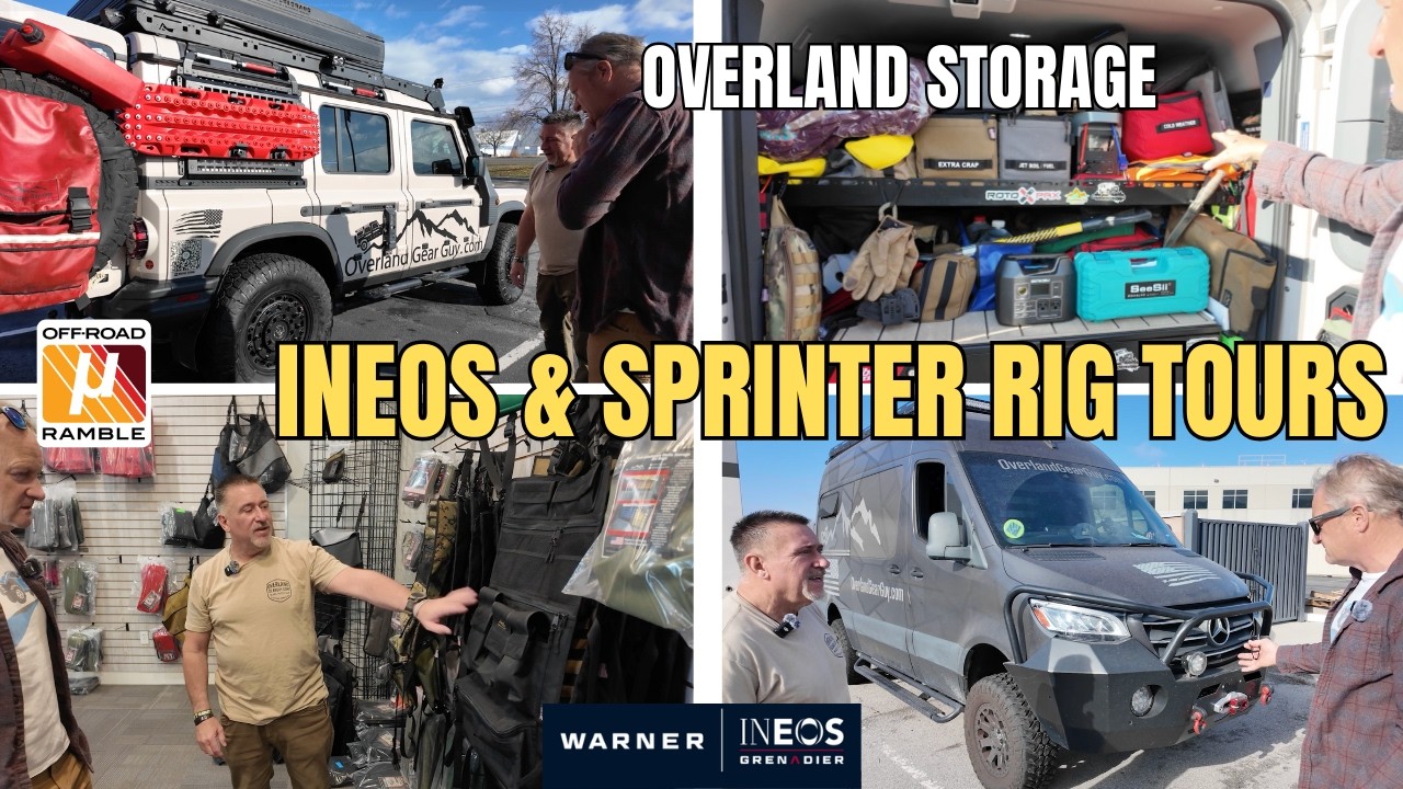 Экскурсия на велосипедах Grenadier и Sprinter в штаб-квартире Overland Gear Guy | Как Роб создал ...