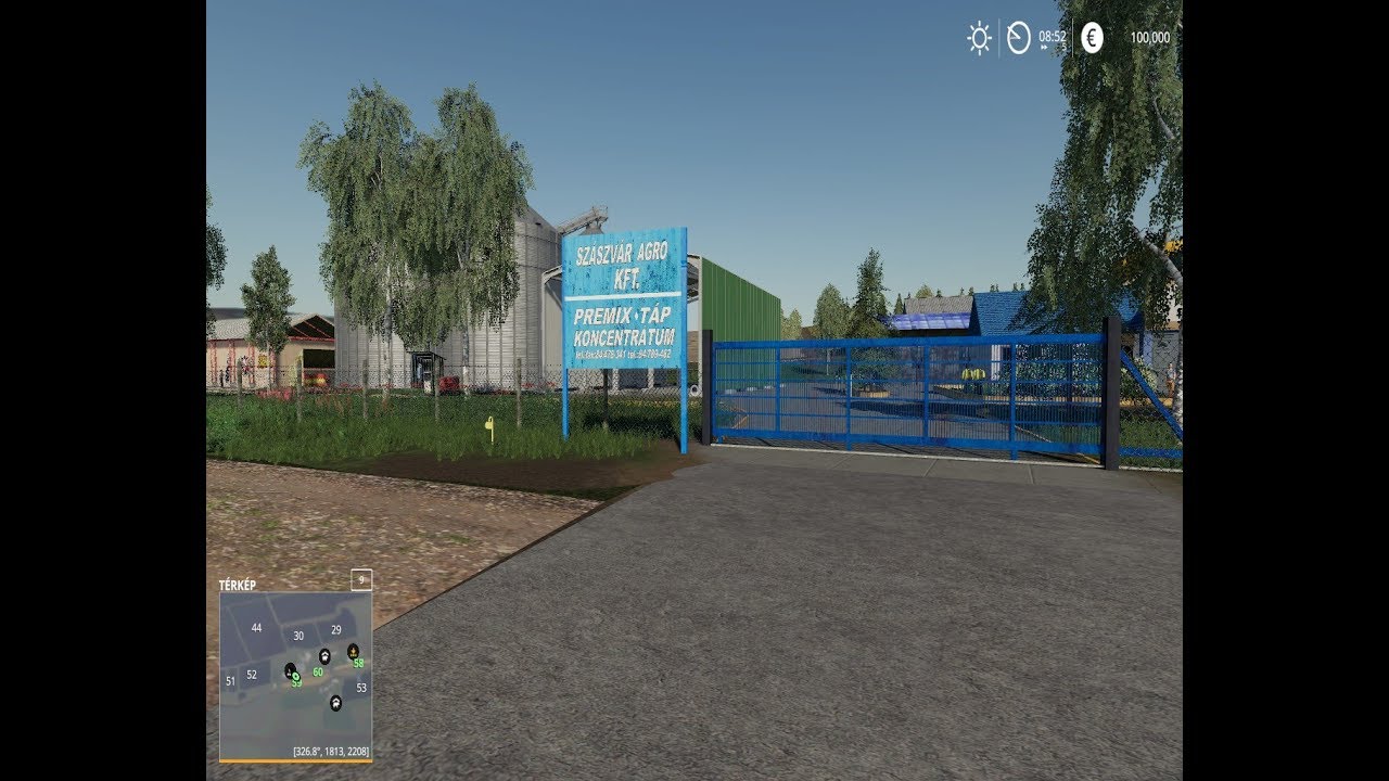 fs-19 Szászvár Agro map. Map Megosztás