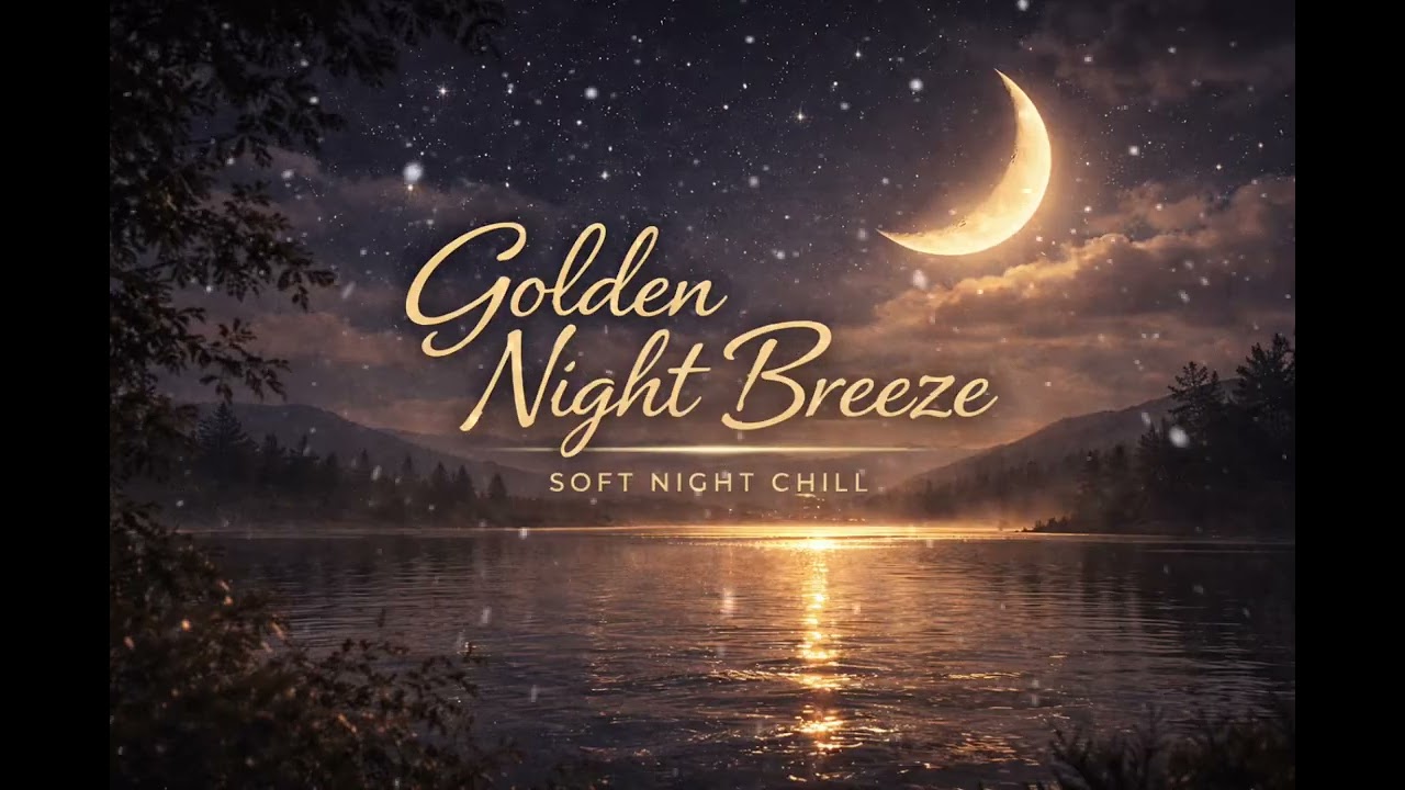 Golden Night Breeze 🌙 Relaxing Night Chill Music for Sleep, Study & Deep Relaxation (1 Hour) #music 