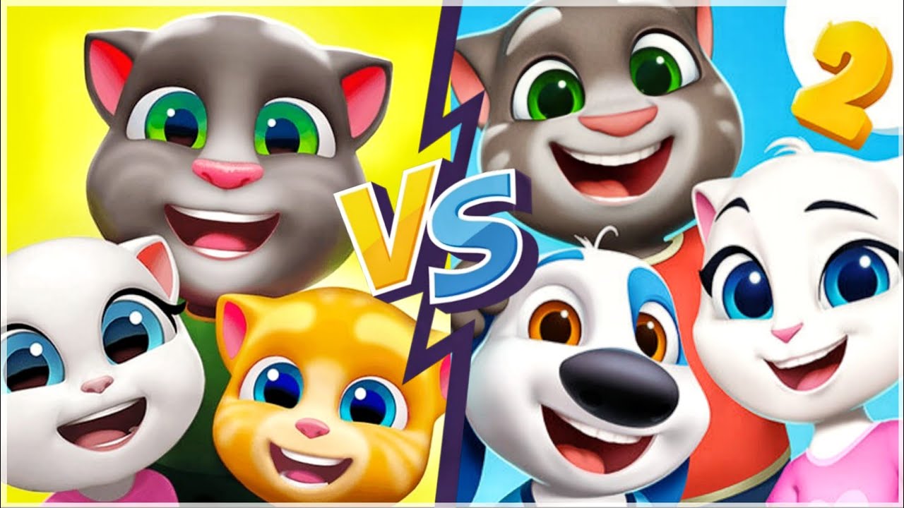 My Talking Tom Friends VS My Talking Tom Friends 2 2025 Gameplay