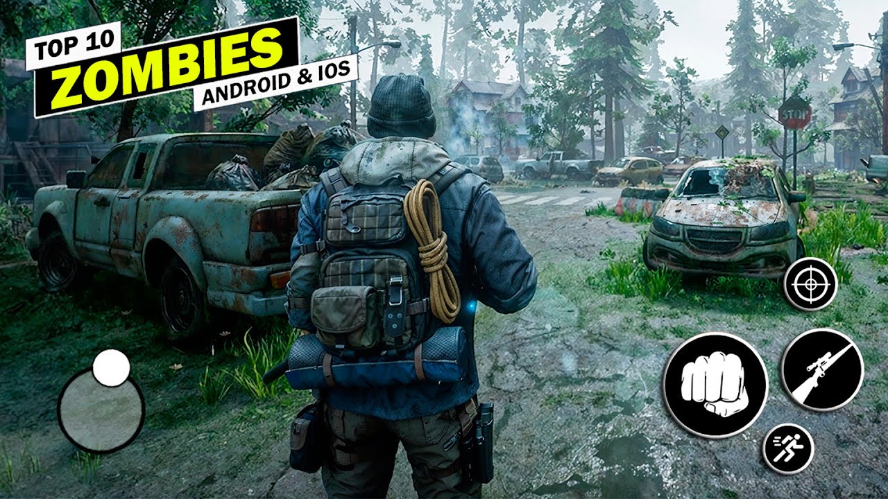 TOP 10 Mejores JUEGOS DE ZOMBIES!! Para Android & IOS 2024 ✅