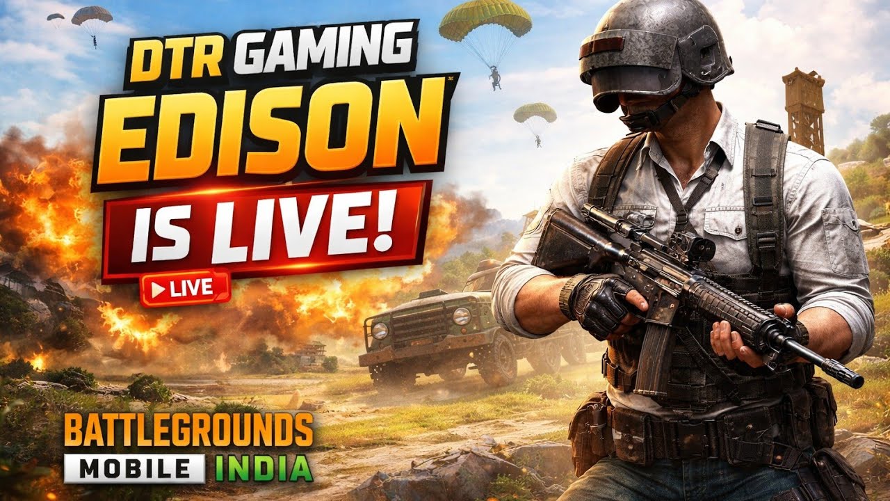 BGMI LIVE With DTR Gaming Edison || #bgmi #live