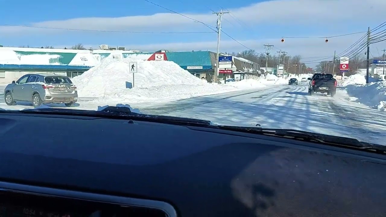 Charlottetown pei January 16 2022 after the storm