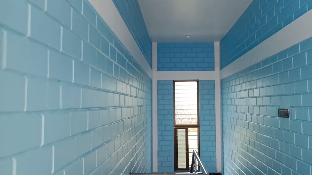 Duplex model Interlocking Brick house / Interlocking Brick work from Basement