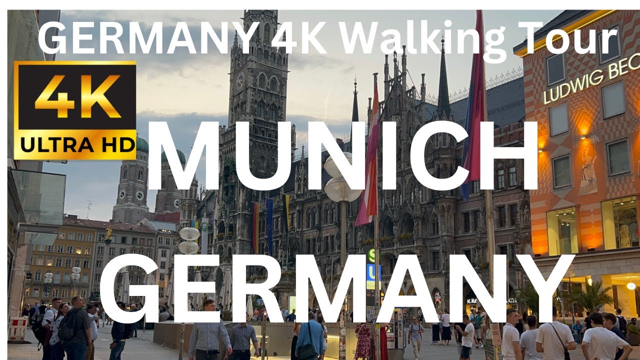 (4K HDR) The World's Best City to Live in - Munich, Germany 🇩🇪 Amazing Walking Tour in the Evening