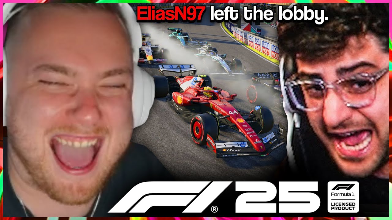 ELI RAGE QUITTET! 🤣 F1 25 vs Eli, Kroko, Mcky & Lukas 🤣 | SolutionPlayz