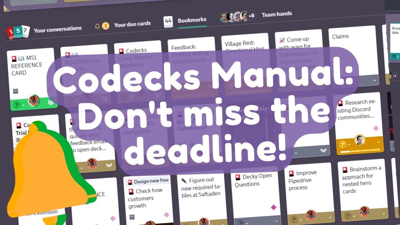 Don't miss your game dev deadline! (Codecks Manual: Due Dates)