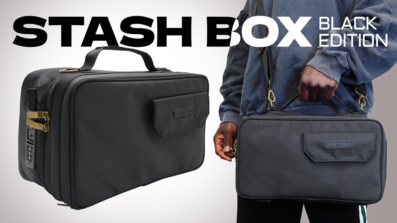 Best Smell-Proof Storage Box EVER! The Black Edition Stash Box