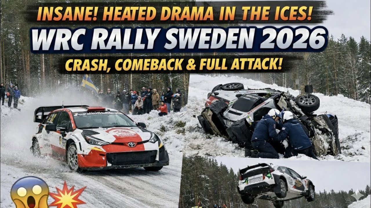 CRAZY DRAMA WRC Rally Sweden 2026! Crashes, Mistakes & Fierce Duels on the Snow ❄️