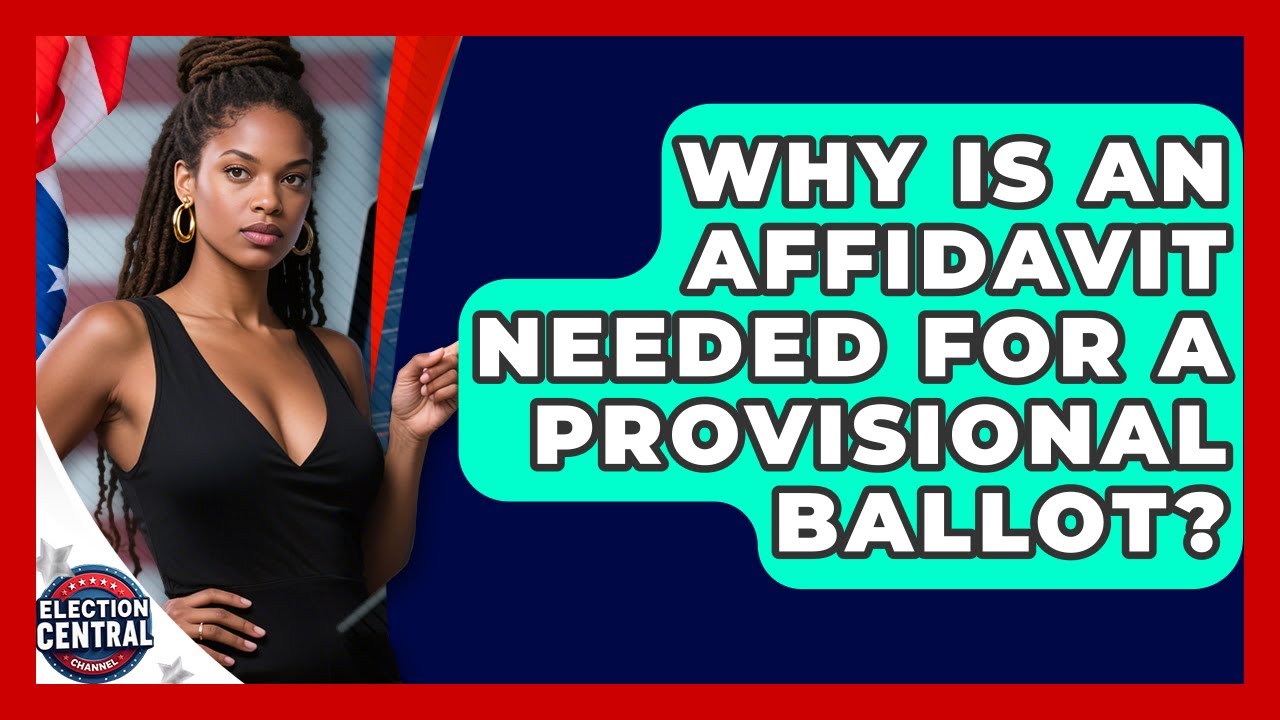 Why Is An Affidavit Needed For A Provisional Ballot? - Election Central Channel
