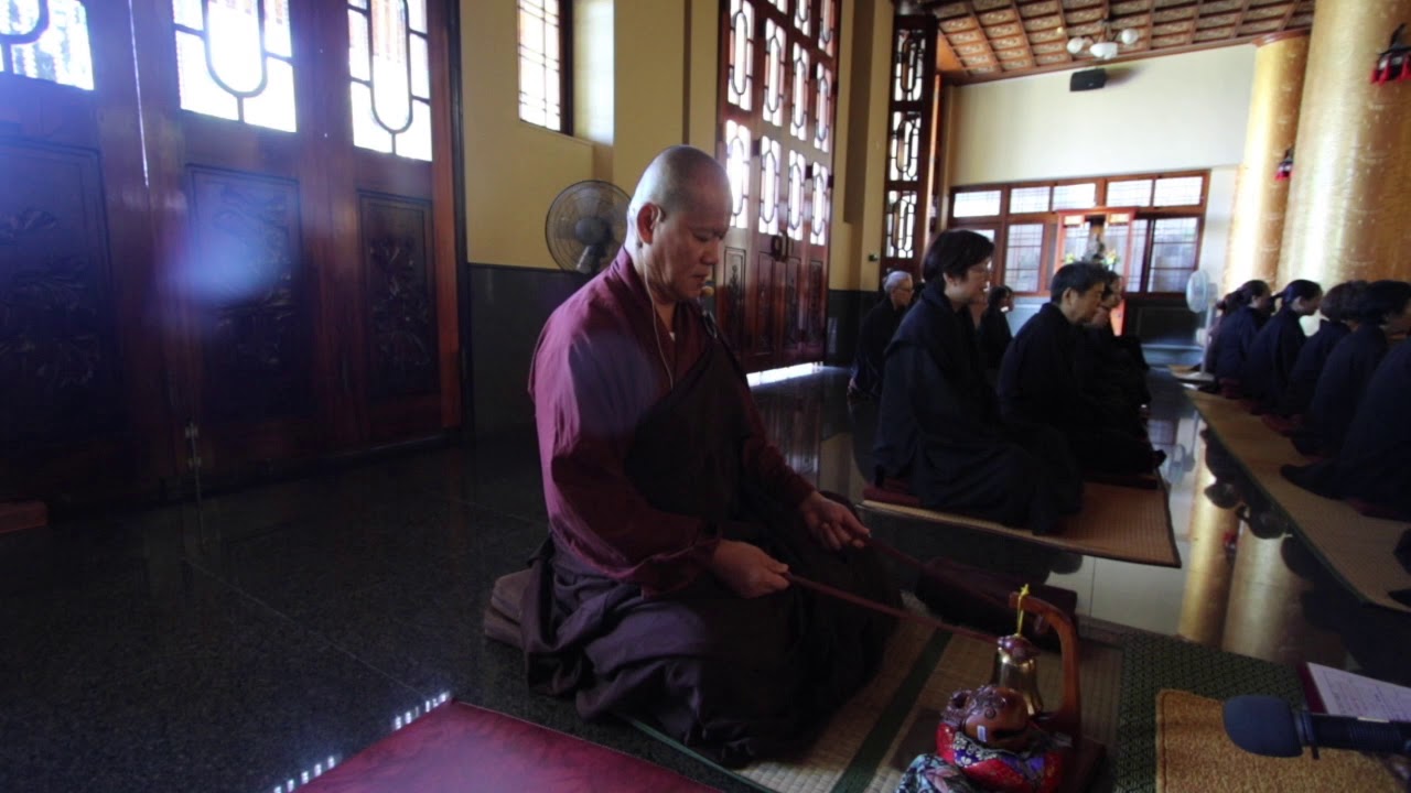 201906 楠西萬佛寺 證凱法師打地鐘