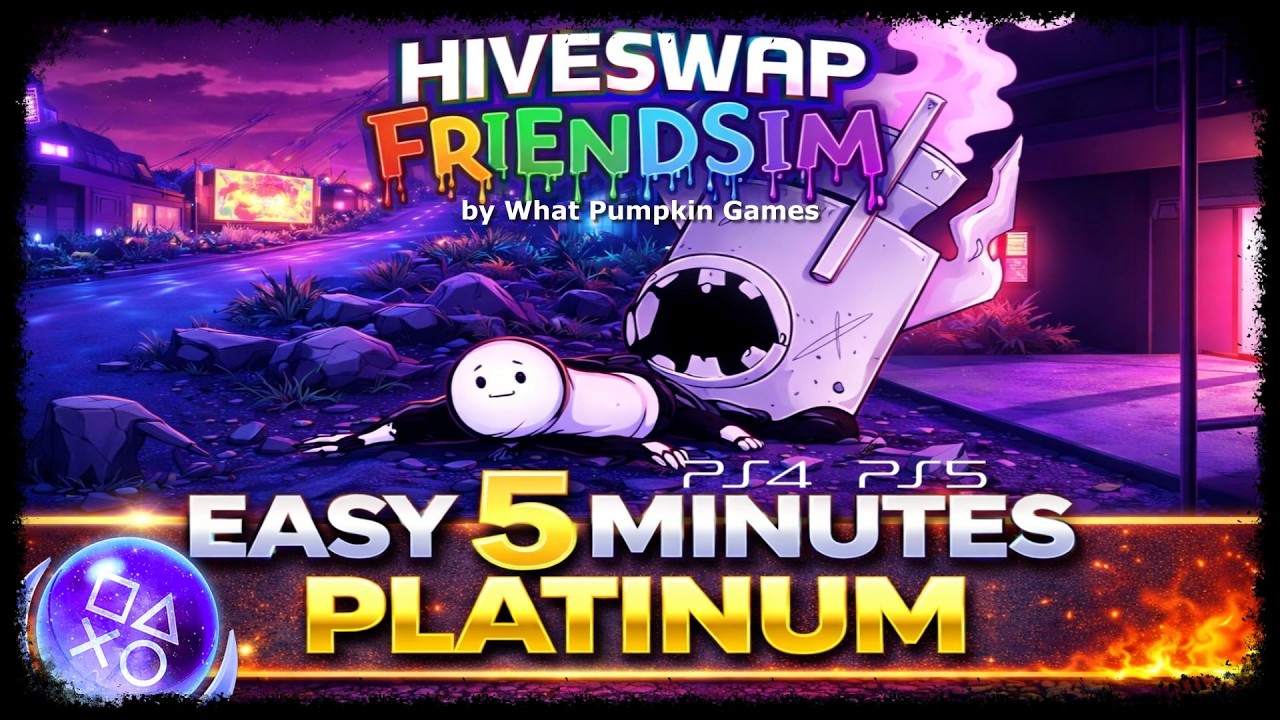 HIVESWAP FRIENDSIM - Easy 5 Minutes Platinum Game - Trophy Guide