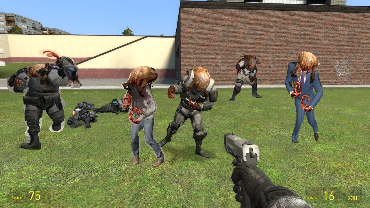 Нужна поддержка HL Alyx & BMS .Garrys mod в steam Headcrab takeover часть 2