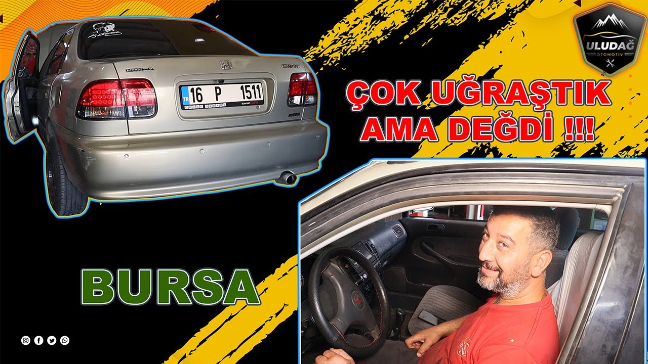 ARABANIN ALTINDAN GİRDİK ÜSTÜNDEN ÇIKTIK! (Honda Civic 1.4 İS)