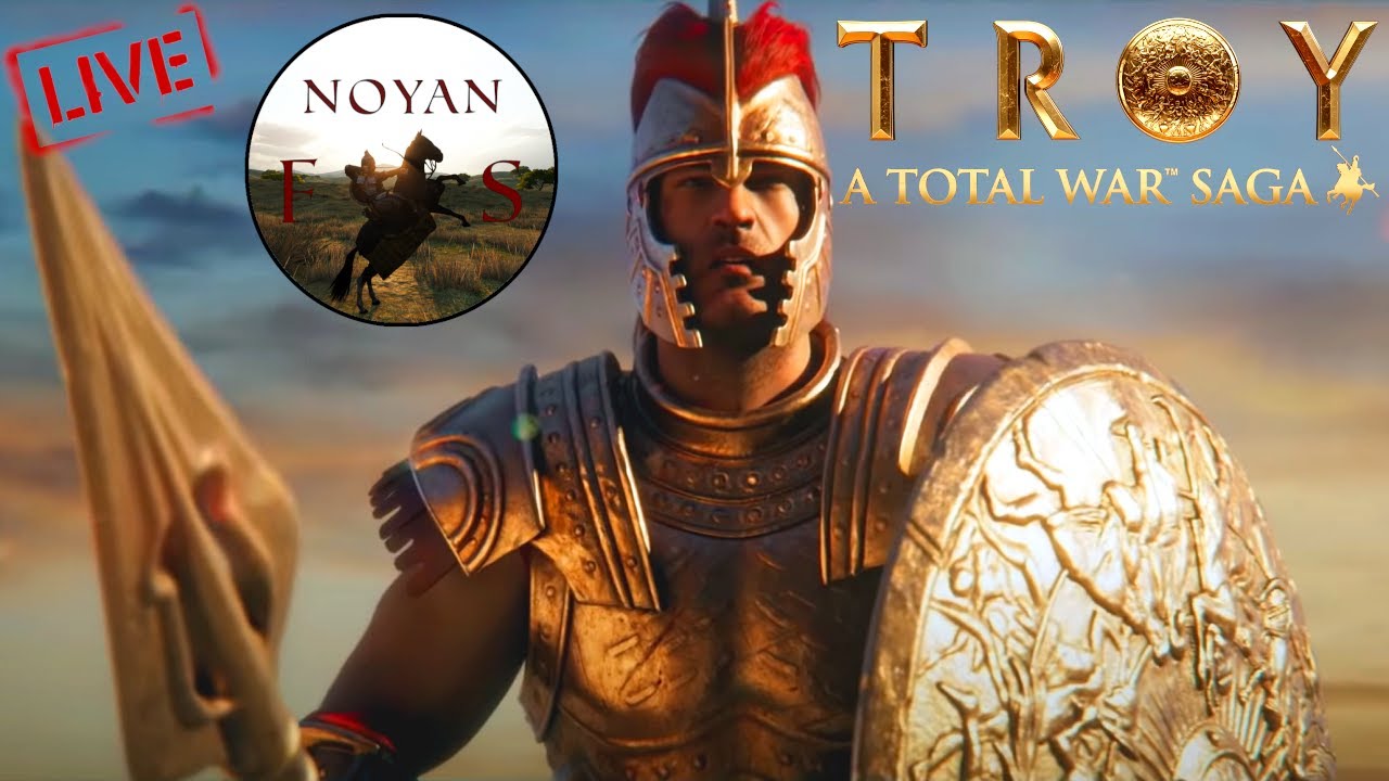Total War: Troy - Rozpoczynamy Noyańską Iliadę! (Achilles - Legendarny) Stream🔴#1