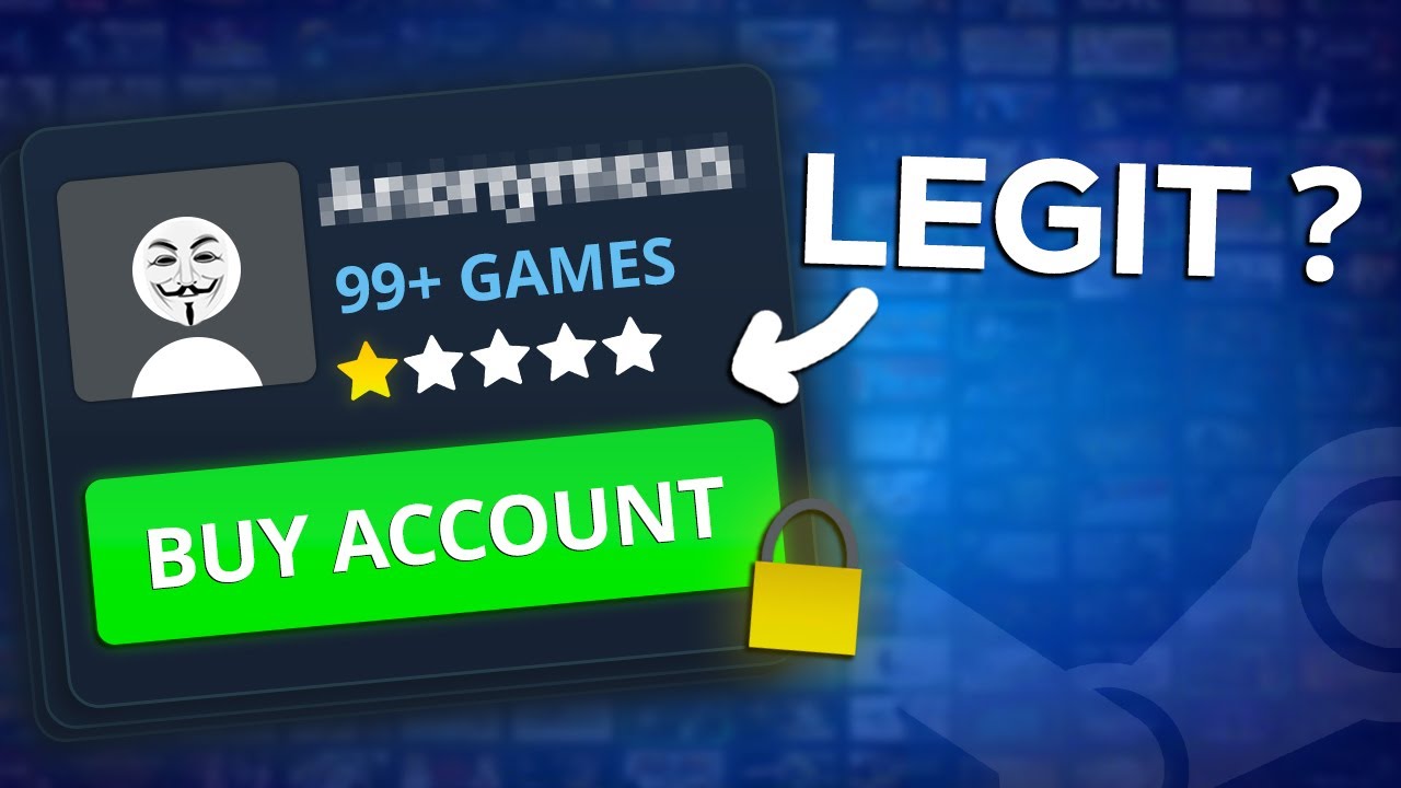Покупка аккаунтов Steam &mdash; это МОШЕННИЧЕСТВО? Я понял...