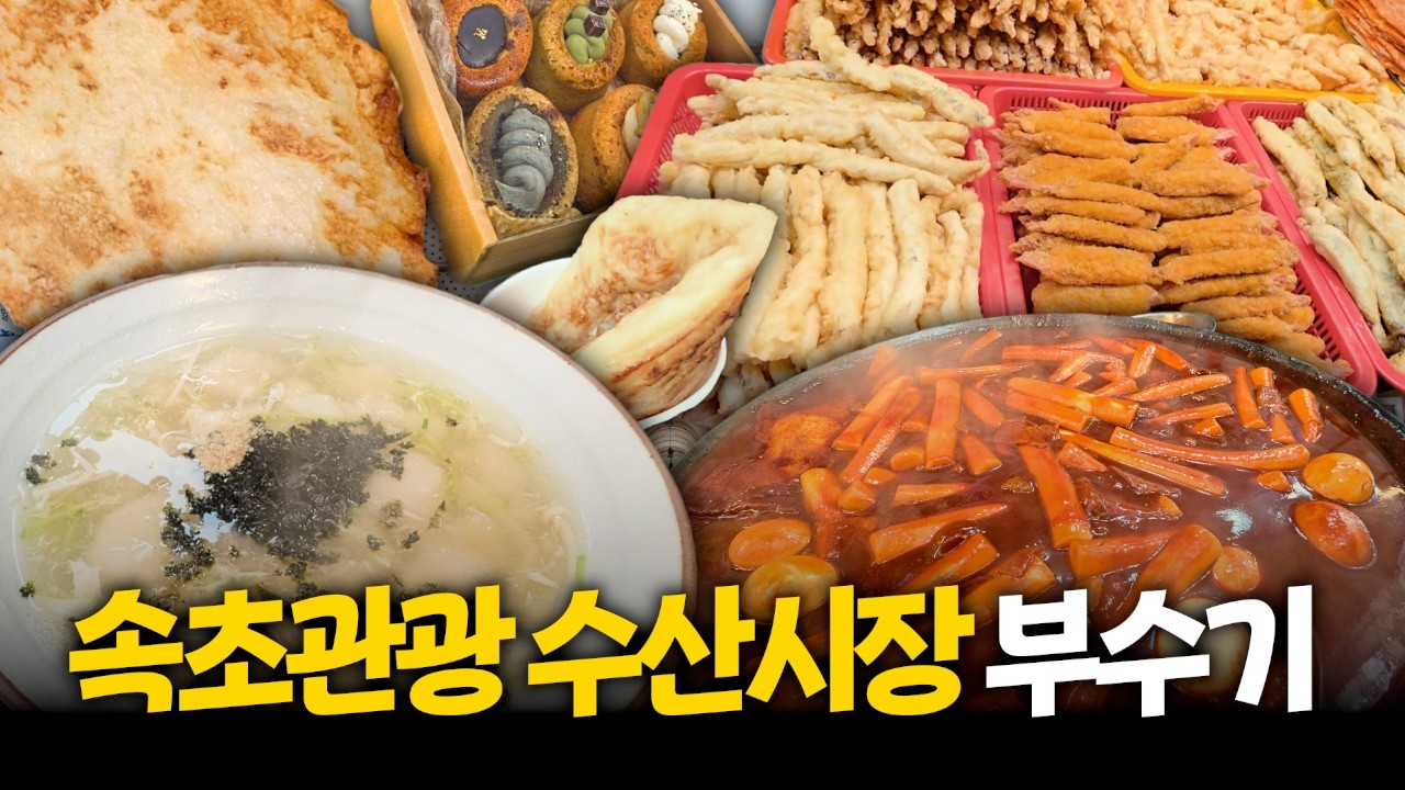 속초 시장부터 오징어난전까지!! 1박 2일 강원도 속초 맛집 티어별 총정리