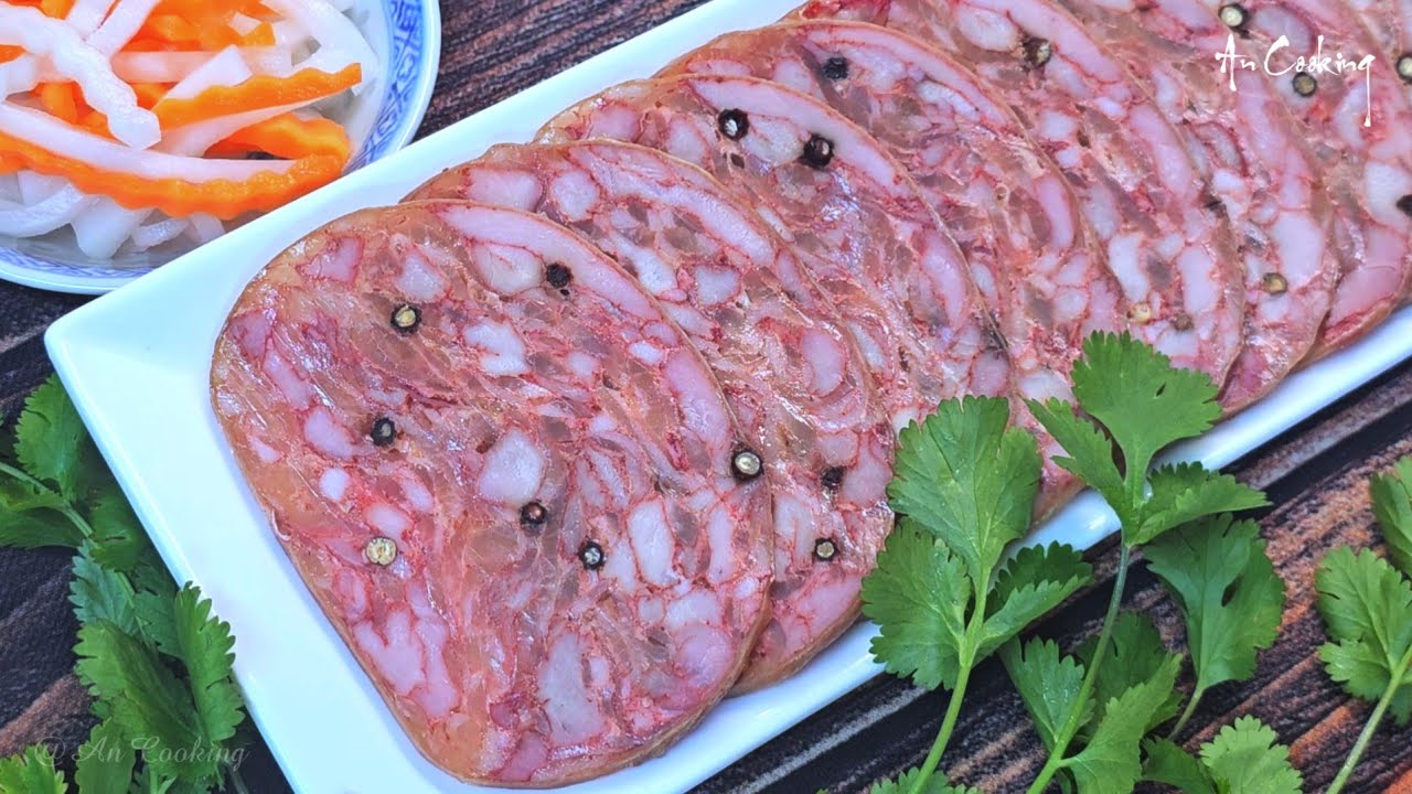 Tự làm PATE THỊT NGUỘI dai giòn thơm ngon rất dễ dàng.