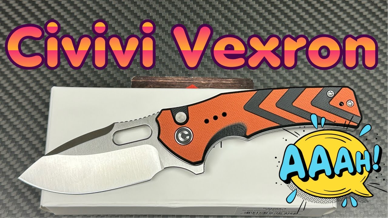 Новинка от Civivi Vexron! Это массивный кнопочный замок для повседневного использования!