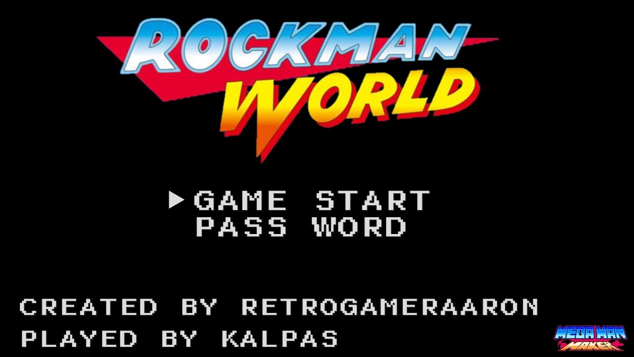 ロックマンワールド　リメイク（ロックマンメーカー）