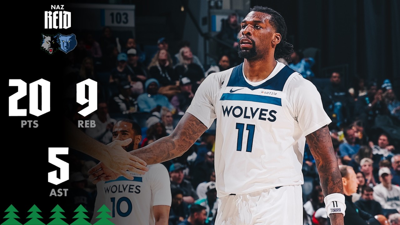 Naz Reid Scores EFFICIENT 20 Points Against Grizzlies | 01.31.26