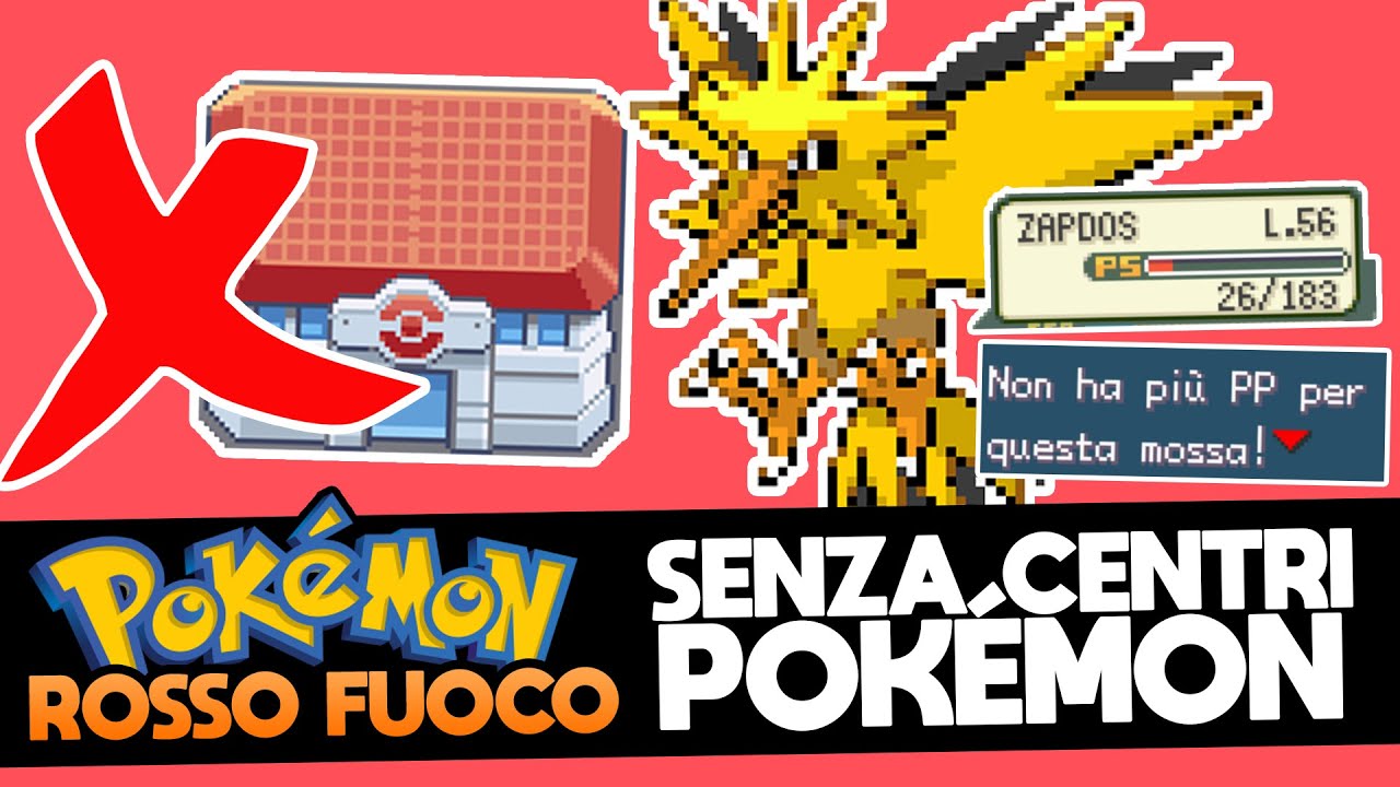 Puoi FINIRE POK&Eacute;MON ROSSO FUOCO SENZA CENTRI POK&Eacute;MON e FREE HEAL? - Pok&eacute;mon Challenge
