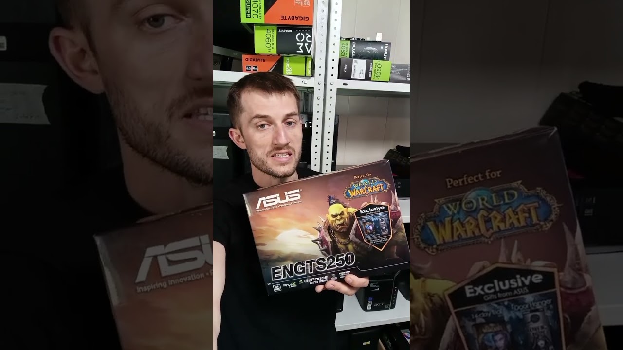 Видеокарта для ценителей World of warcraft #wow #warcraft #gts250 #warcraftmovie