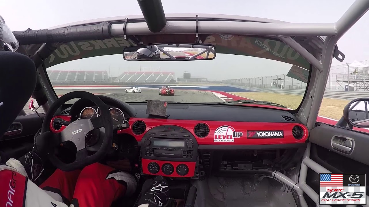 Spec MX-5 Passing Demo At COTA