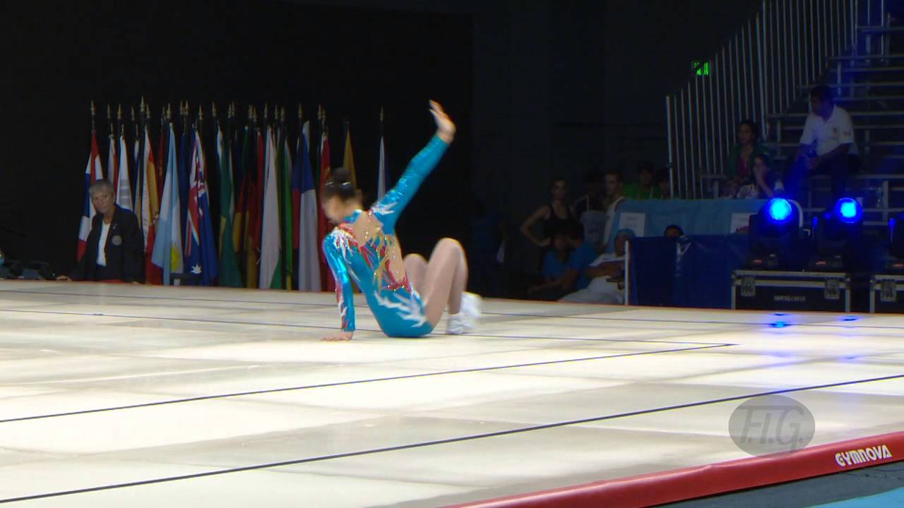 CHOI Sanga (KOR) -- 2014 Aerobic Worlds, Cancun (MEX), Qualifications -- We are Gymnastics !
